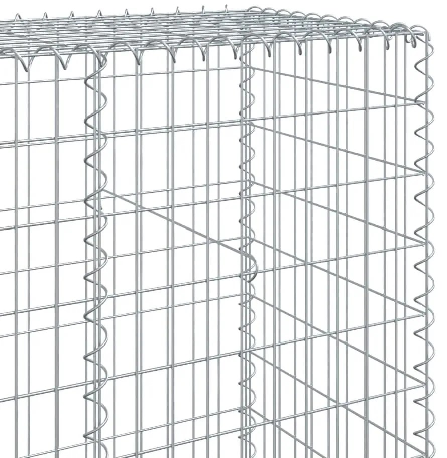 Cesto gabião com cobertura 900x50x200 cm ferro galvanizado