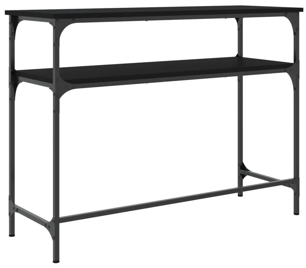 Mesa consola 100x35,5x75 cm derivados de madeira preto