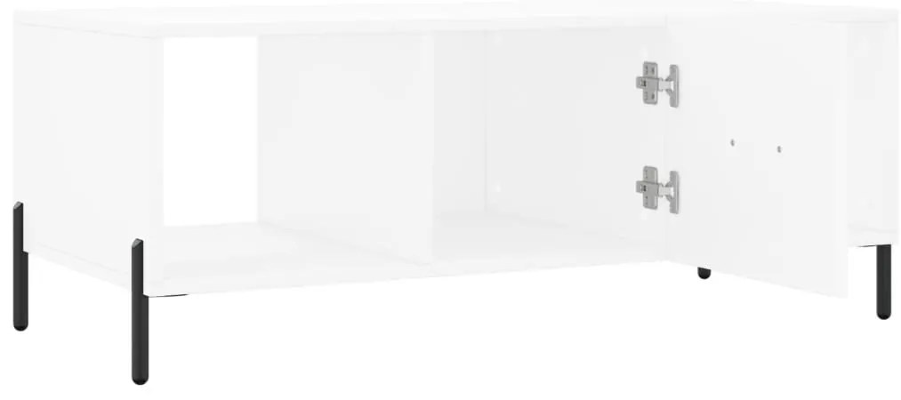 Mesa de centro 102x50x40 cm madeira processada branco