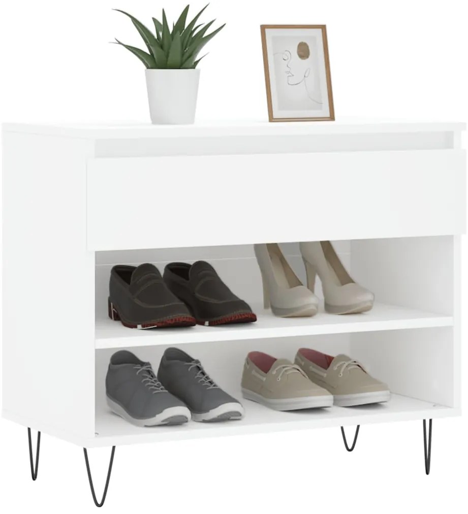 Sapateira 70x36x60 cm derivados de madeira branco
