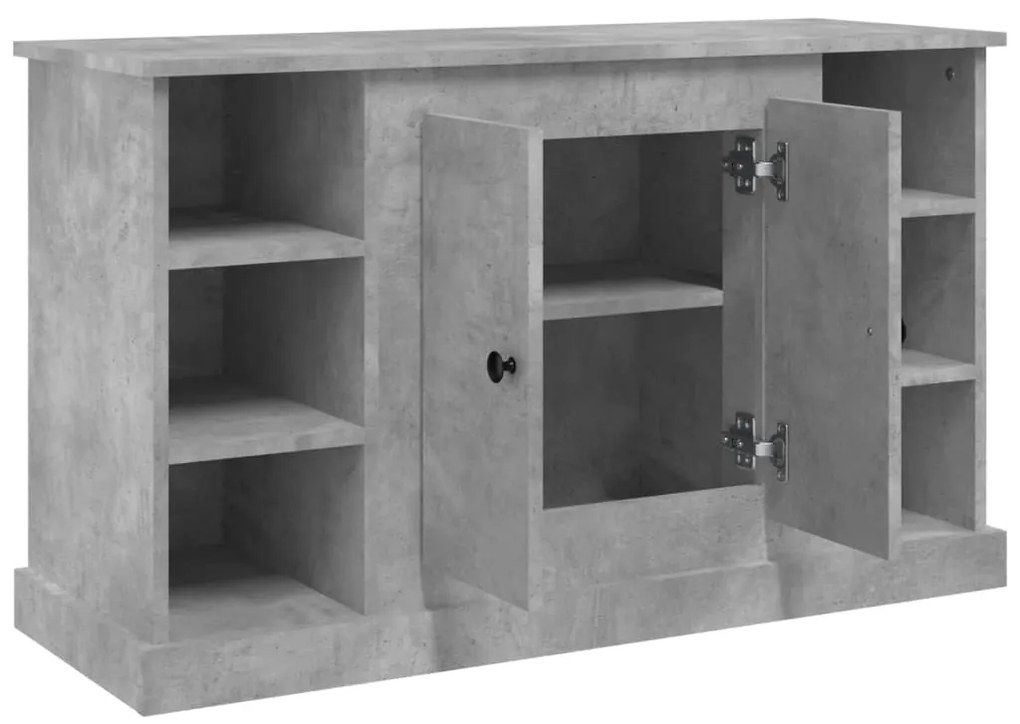 Aparador 100x35,5x60 cm derivados de madeira cinzento cimento