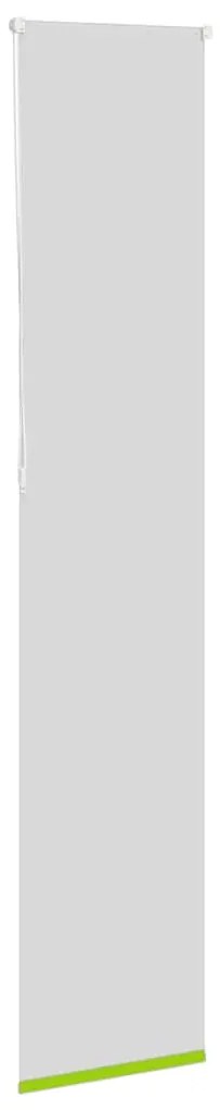 Persiana de enrolar 50x210 cm largura tecido 45,7 cm poliéster