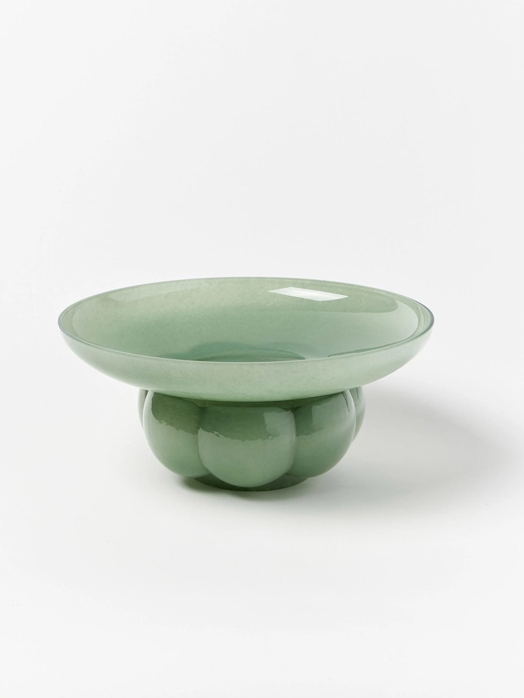 Jarra de vidro artesanal Uva, Alt 22 cm