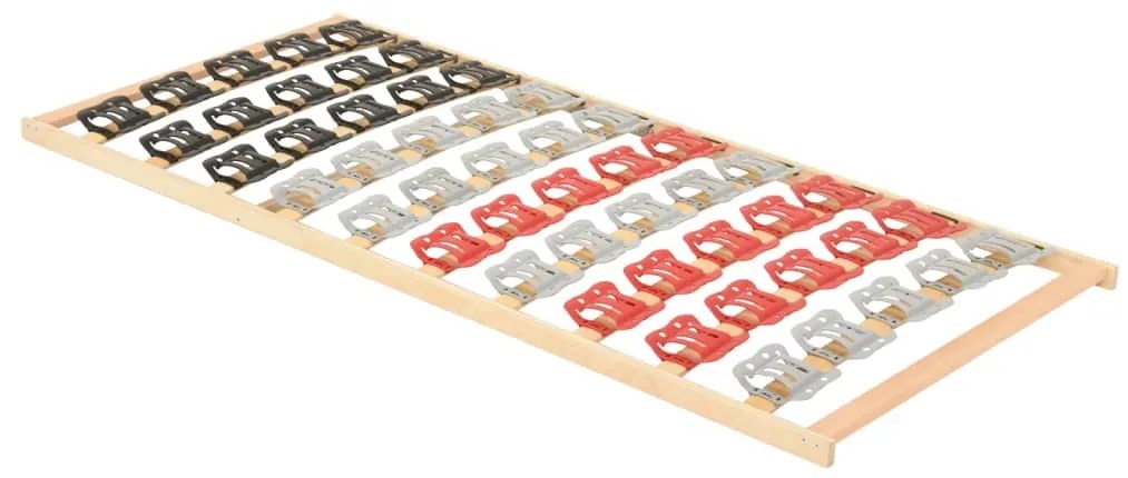 327285 vidaXL Estrutura de cama com 12 ripas e suportes 80x200 cm