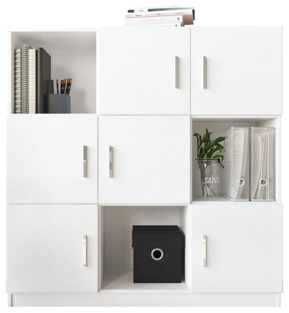 Armário Multiuso VO7 – Branco – 119,9 cm x 121,8 cm x 37,6 cm