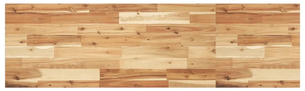 vidaXL Tampo p/ móvel de WC 140x40x2cm acácia maciça acabamento a óleo