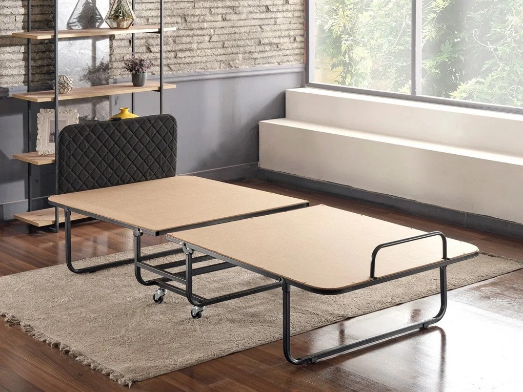 Cama Dobrável Ortopédica XL Katlanır — 90x200 cm — Estrutura Metálica