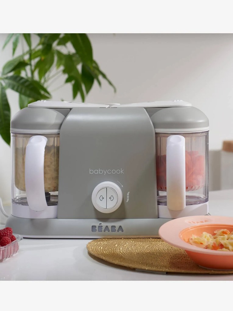 Robot BEABA Babycook Duo Gipsy cinzento medio liso