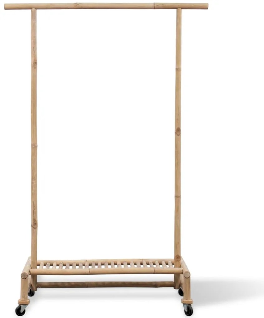 Suporte para roupa bambu