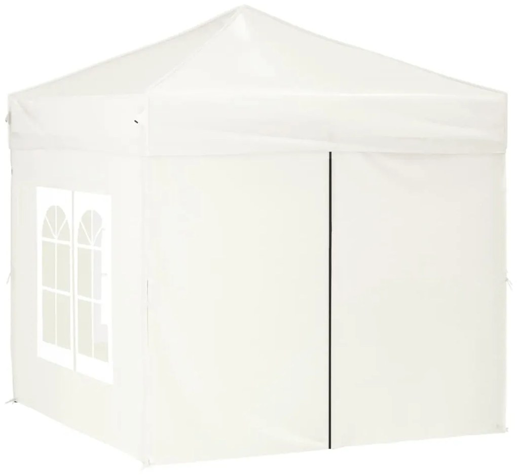 Tenda Dobrável Pop-Up Paddock Profissional Impermeável - 2x2 m - Creme