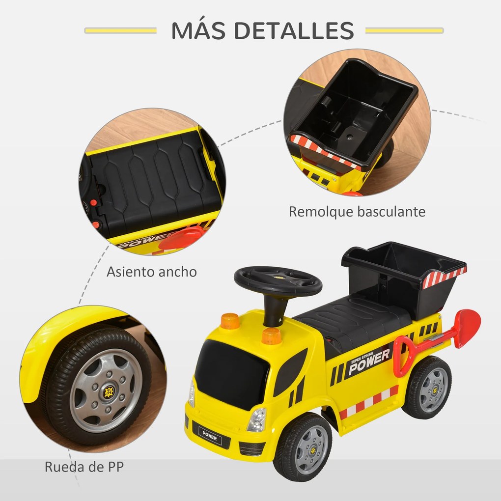 Carro Andador para Bebés acima de 18 meses Tipo Caminhão com Música Fa