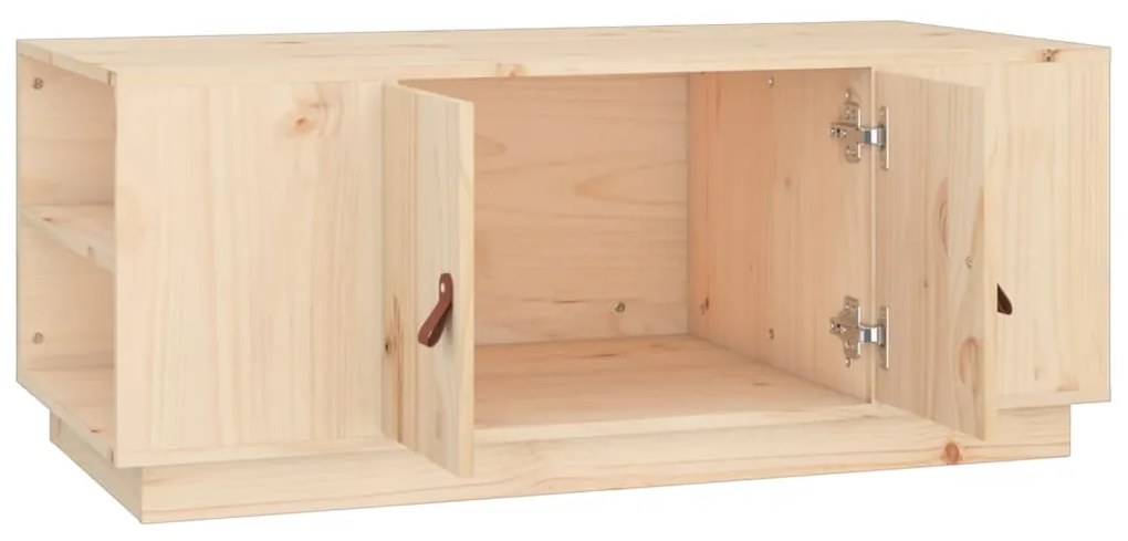 Mesa de centro 100x50x41 cm pinho maciço