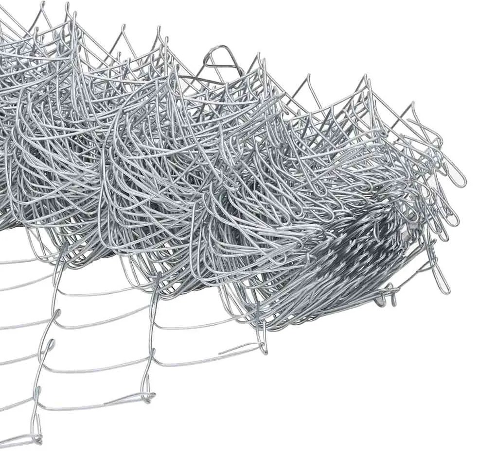 Cerca de Chain Link com 20 U Posts Prateado 1.4x10 m Aço