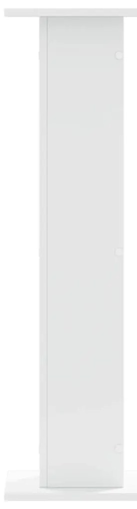 Suportes de colunas 2 pcs 30x30x95 cm derivados madeira branco