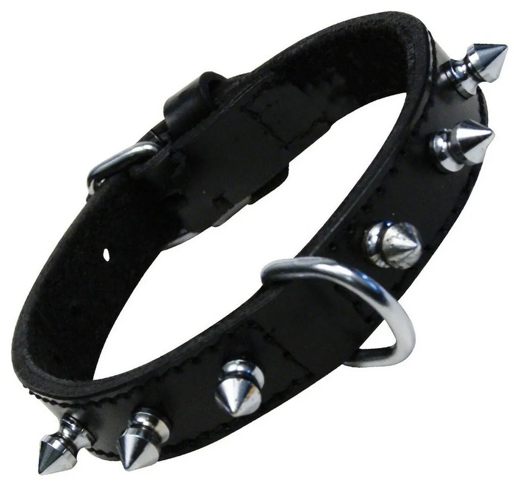 Coleira para Cães Gloria Preto Picos (35 cm)