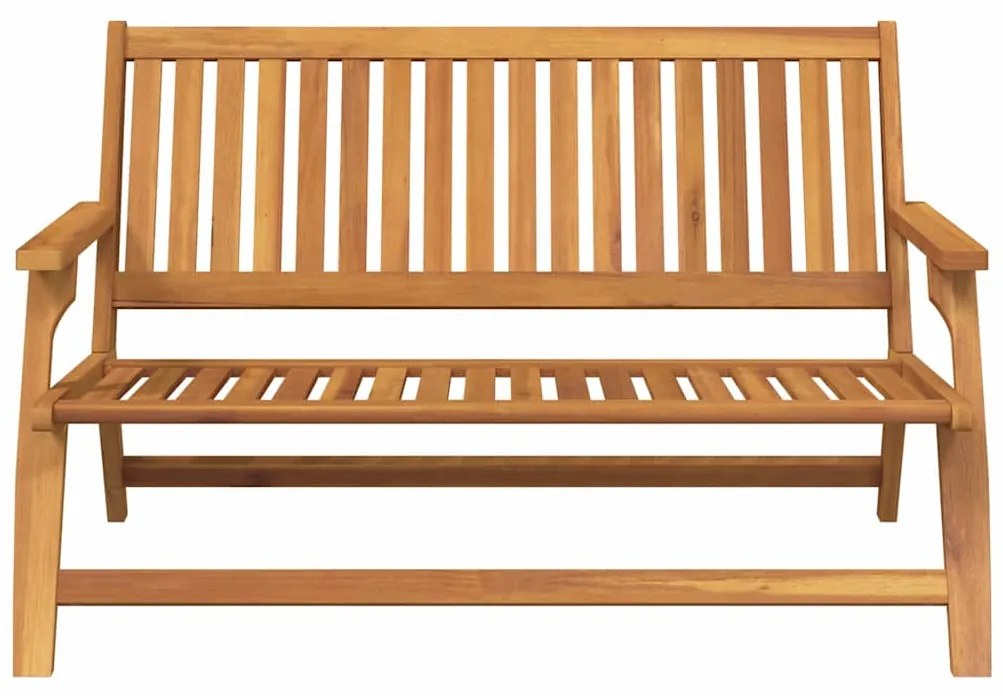 Banco de Jardim 122,5 x 77 x 74 cm em Madeira de Acácia Sólida.