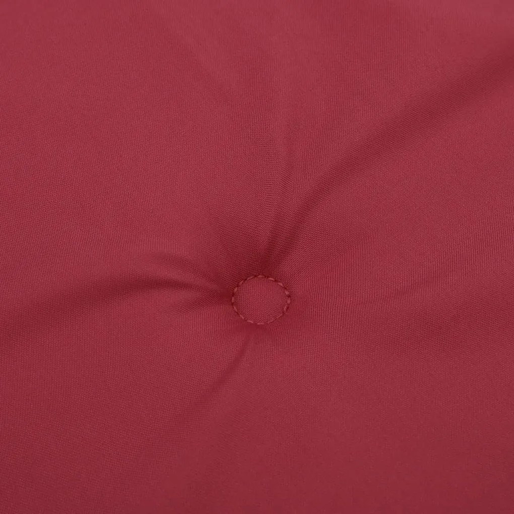 Almofadões lombares cadeiras jardim 6pcs oxford vermelho tinto