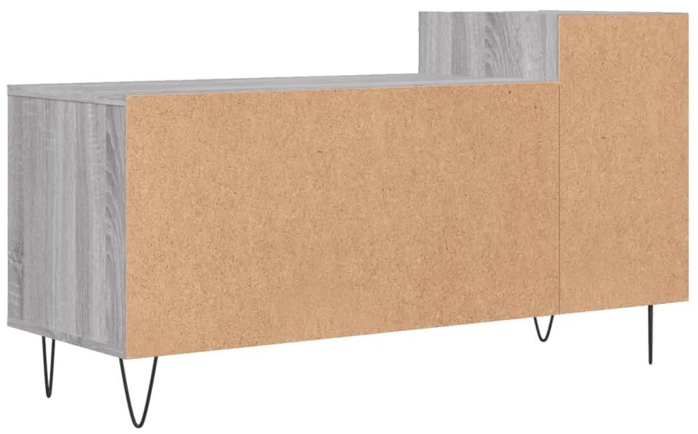 Móvel de TV 100x35x55 cm derivados de madeira cinzento sonoma