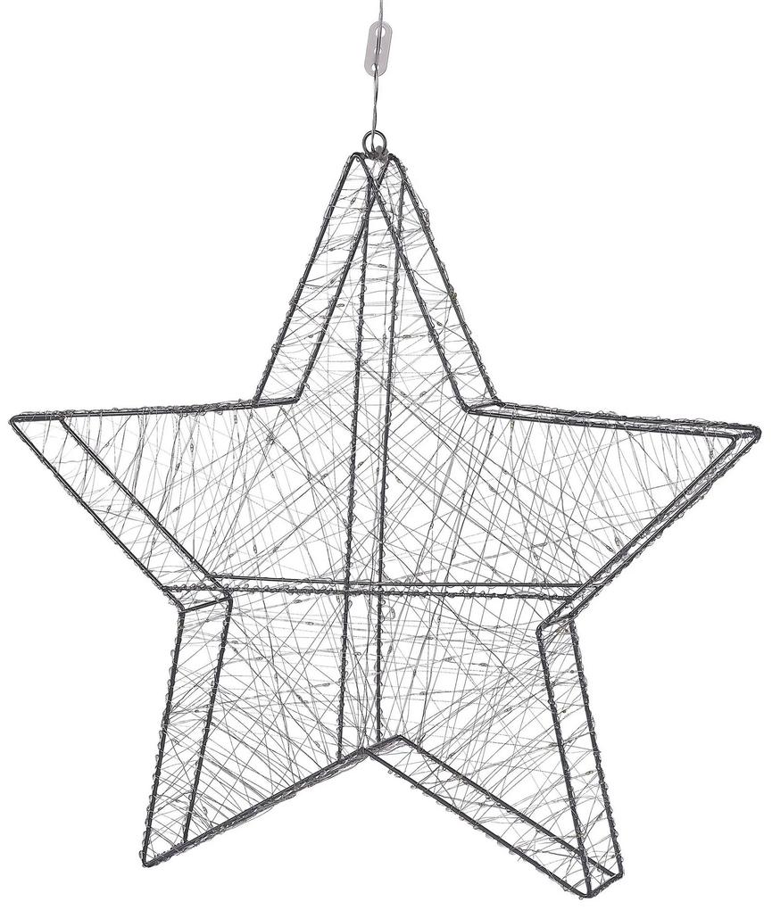 Decoração para exterior em forma de estrela LED 58 cm KURULA Beliani