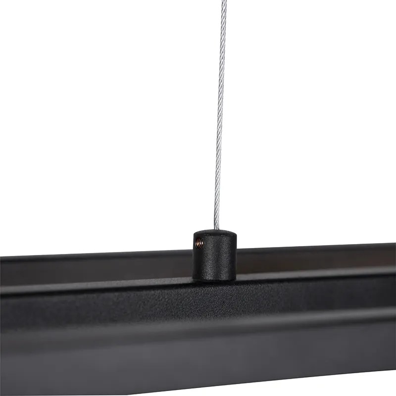 LED Candeeiro Pendente Inteligente Industrial Preto c/ 4 WiFi A60 - Cage Industrial