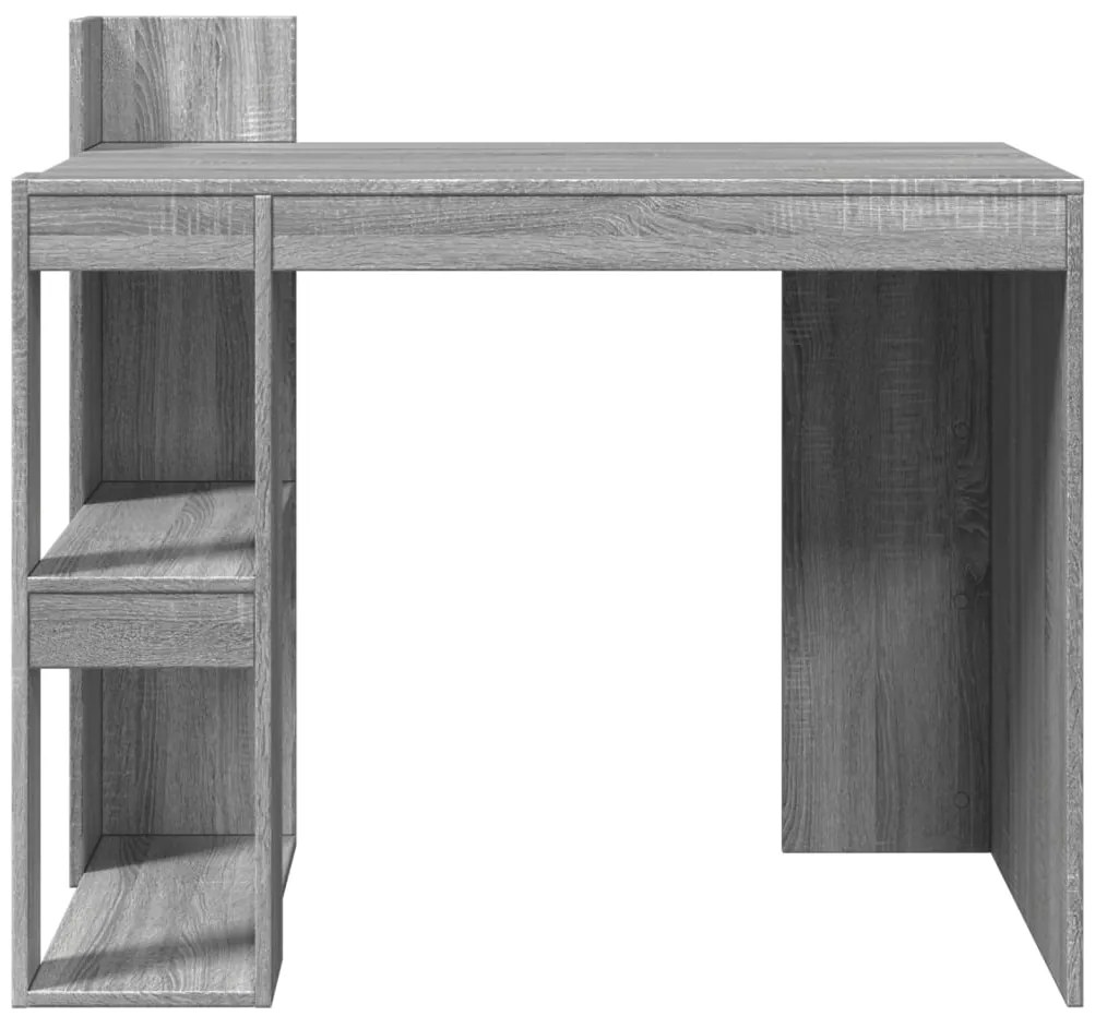 Secretária 103,5x56,5x94cm derivados de madeira cinzento sonoma
