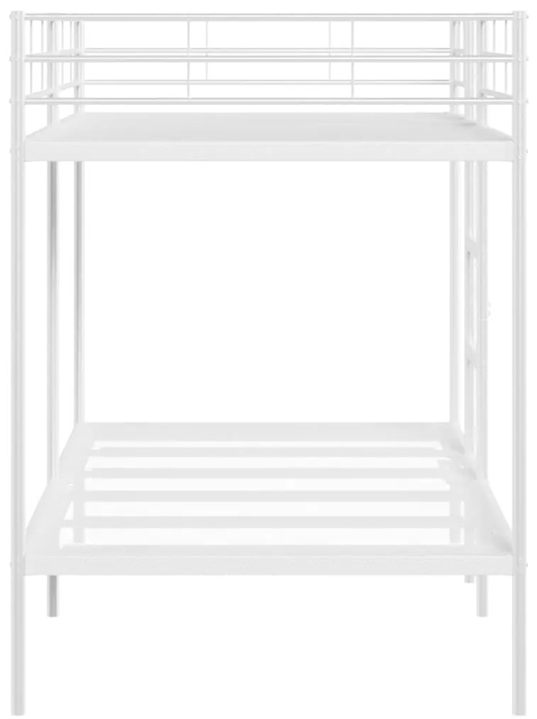 Beliche sem colchão 100x200 cm aço branco