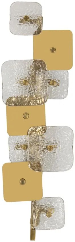 LÂMPADA DE PAREDE VIDRO CM 24X13X76
