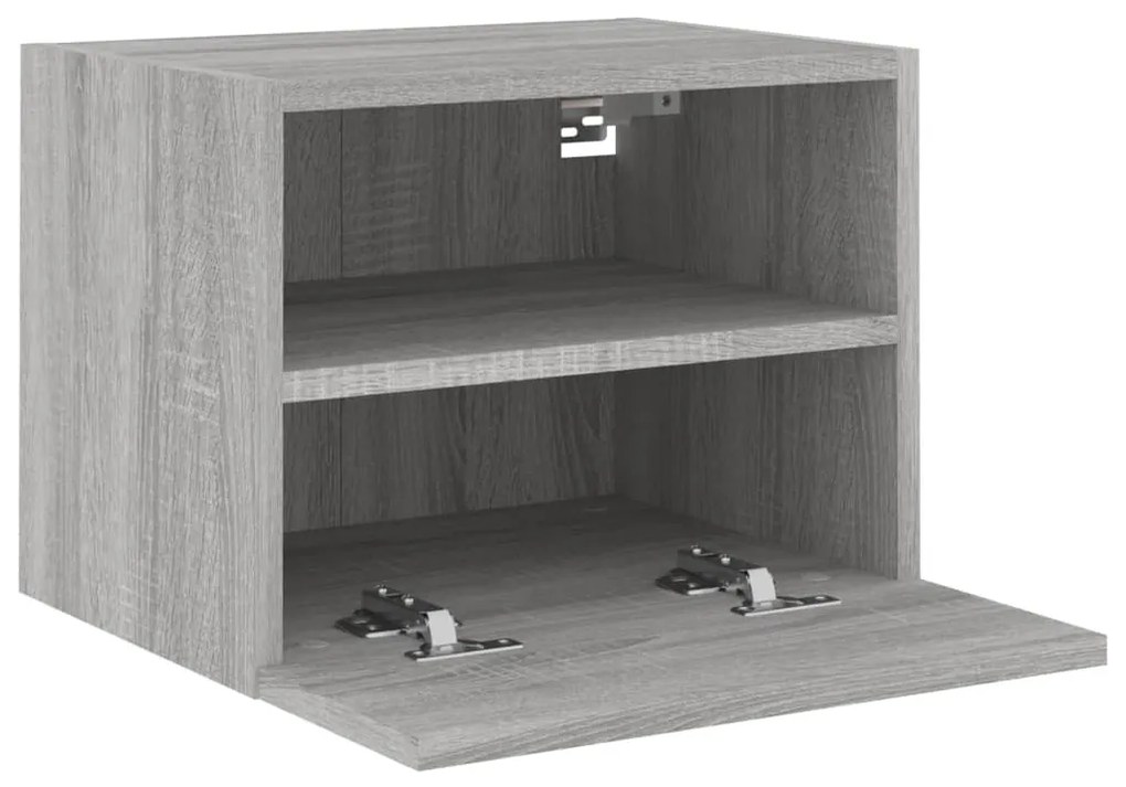 Móveis parede TV 2 pcs 40x30x30 cm deriv. madeira cinza sonoma