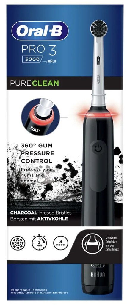 Escova de Dentes Elétrica Oral-B  PRO 3 3000 (3 Peças)
