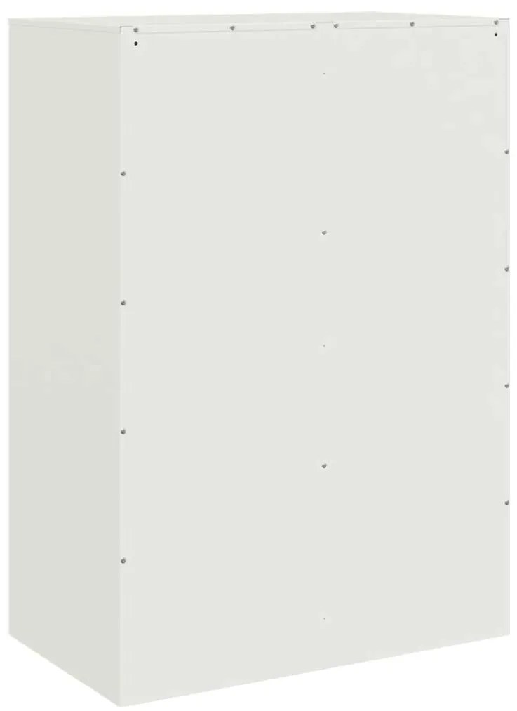 Aparador alto 67x39x95 cm aço branco