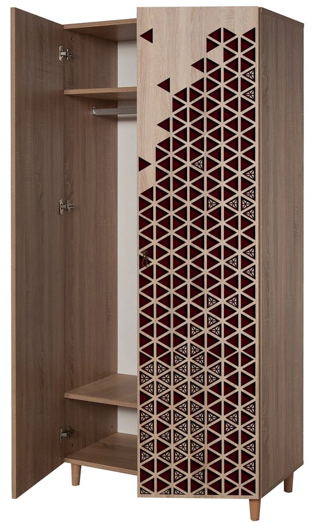Roupeiro Stil – Carvalho Sonoma – 90x192x52 cm