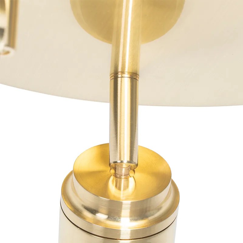 Foco de teto moderno para casa de banho latão 3 luzes IP44 - Ducha Moderno