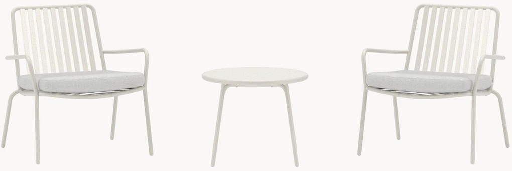 Conjunto lounge de jardim Mykonos, conjunto de 3