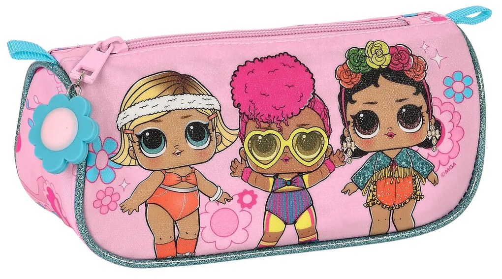 Bolsa Escolar Lol Surprise! Glow Girl Cor de Rosa (20 X 8.5 X 8 cm)