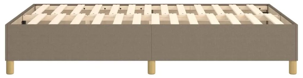 Estrutura cama sem colchão 120x200 cm tecido cinza-acastanhado