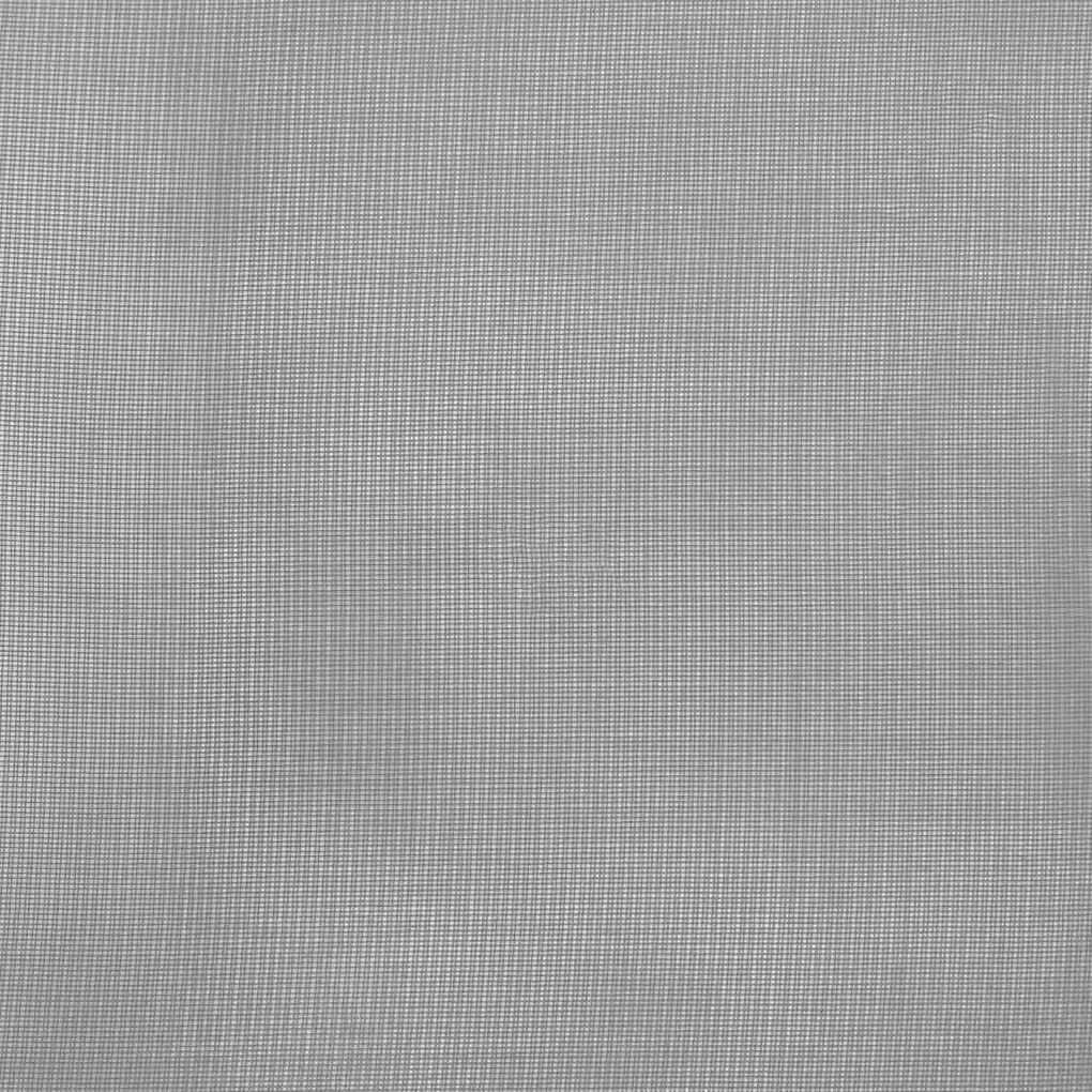Cortinas de voile com ilhós 2 pcs cinzento-escuro 140x245 cm