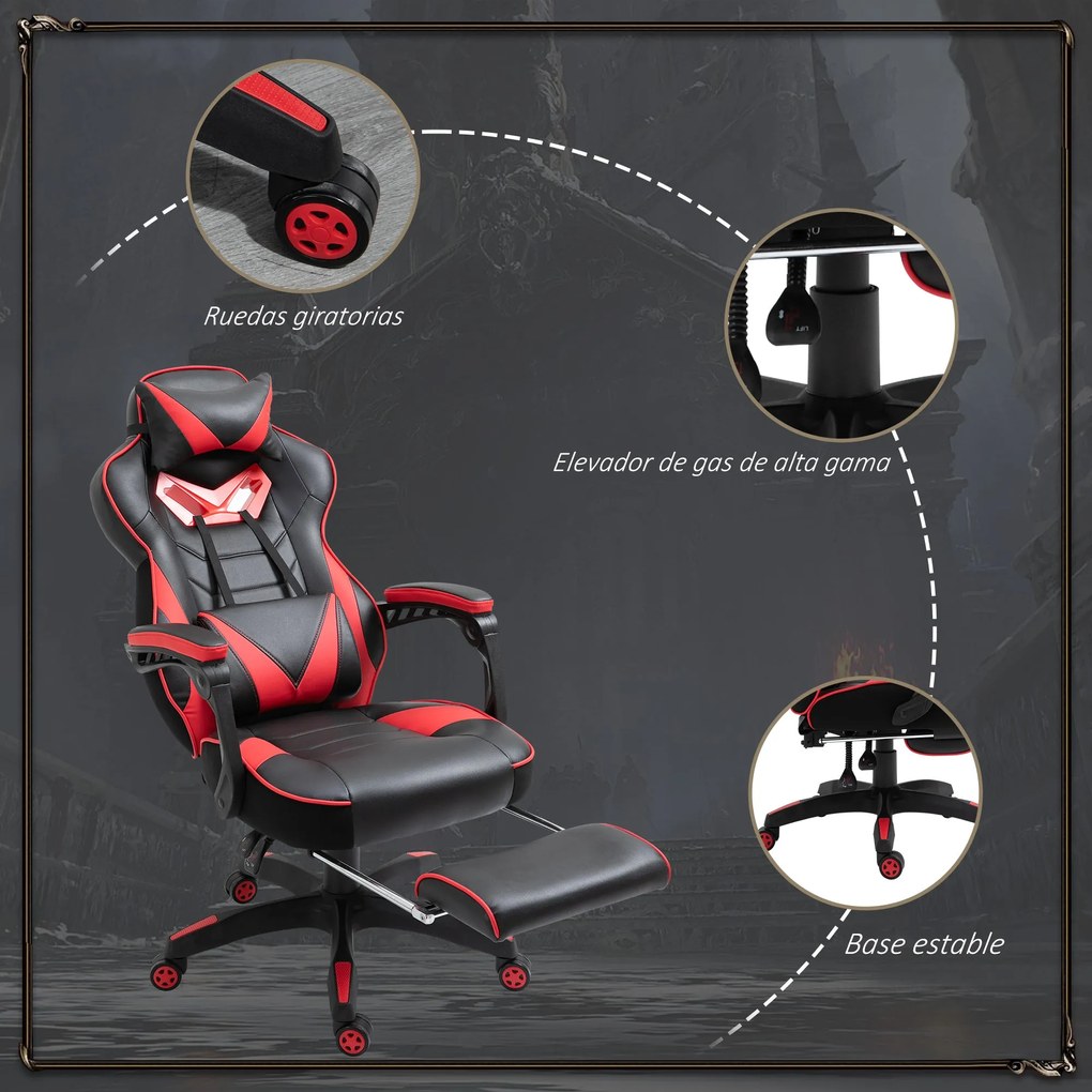 Cadeira de escritorio gaming ergonômica Altura ajustável Reclinável En