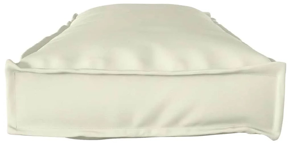 Almofada de Palete para Banco Creme 120 x 40 x 8 cm - Tecido Oxford