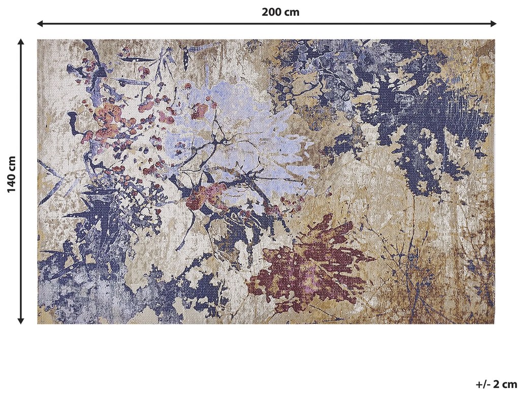 Tapete multicolor 140 x 200 cm KULP Beliani
