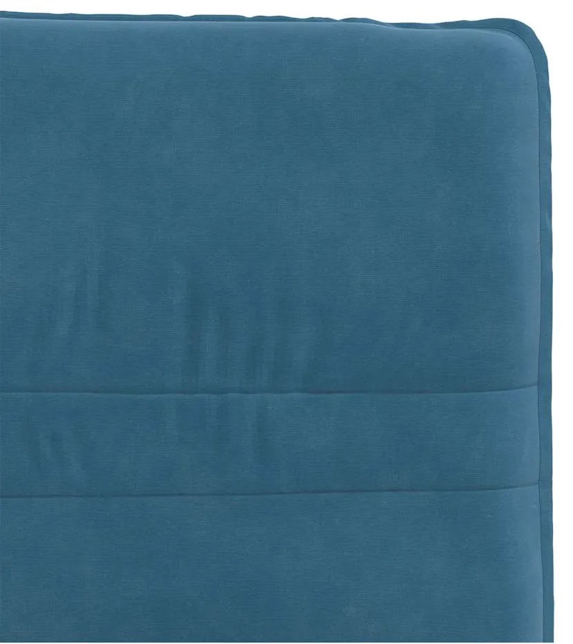 Cadeiras de jantar 2 pcs veludo azul