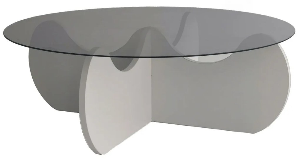 Mesa de Centro Himalayas – Branco – 90x30x90 cm