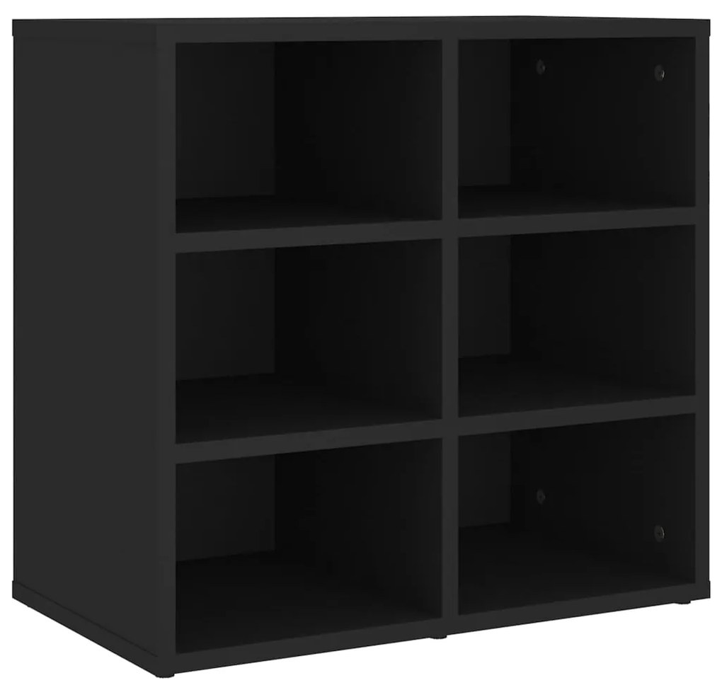 Sapateiras 2 pcs 52,5x30x50 cm preto
