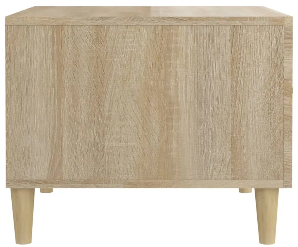 Mesas de centro 2 pcs 50x50x40cm deriv. madeira carvalho sonoma
