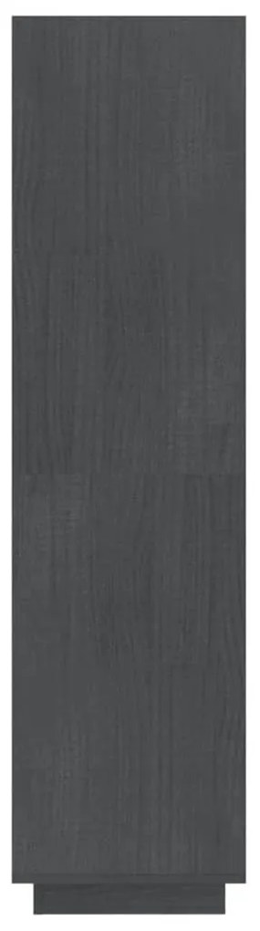 Estante/divisória 40x35x135 cm pinho maciço cinzento