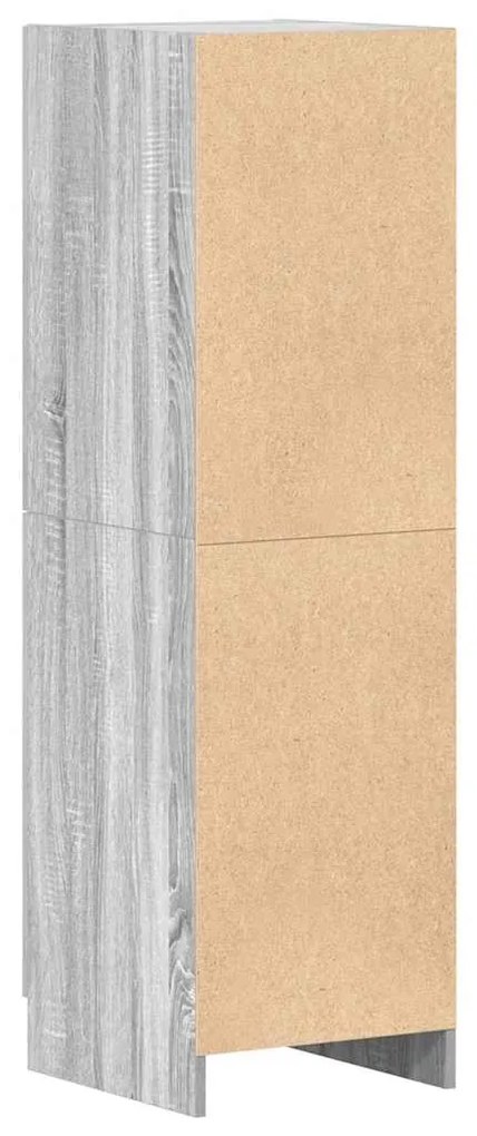 Armário cozinha 38x41,5x131,5cm derivados madeira sonoma cinza