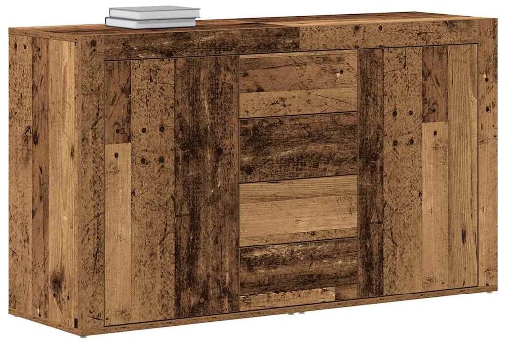 Buffet Madeira antiga Madeira recuperada maciça 120 x 36 x 69 cm