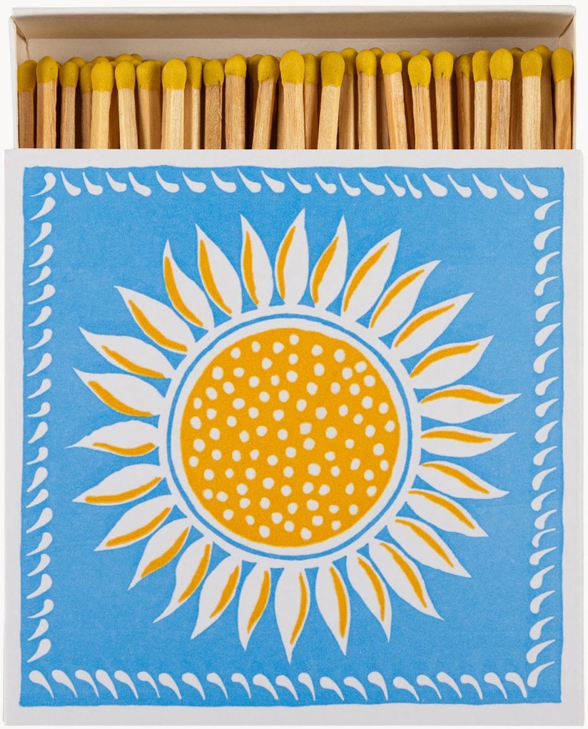 Caixa de fósforos de design Ariana Sunflower