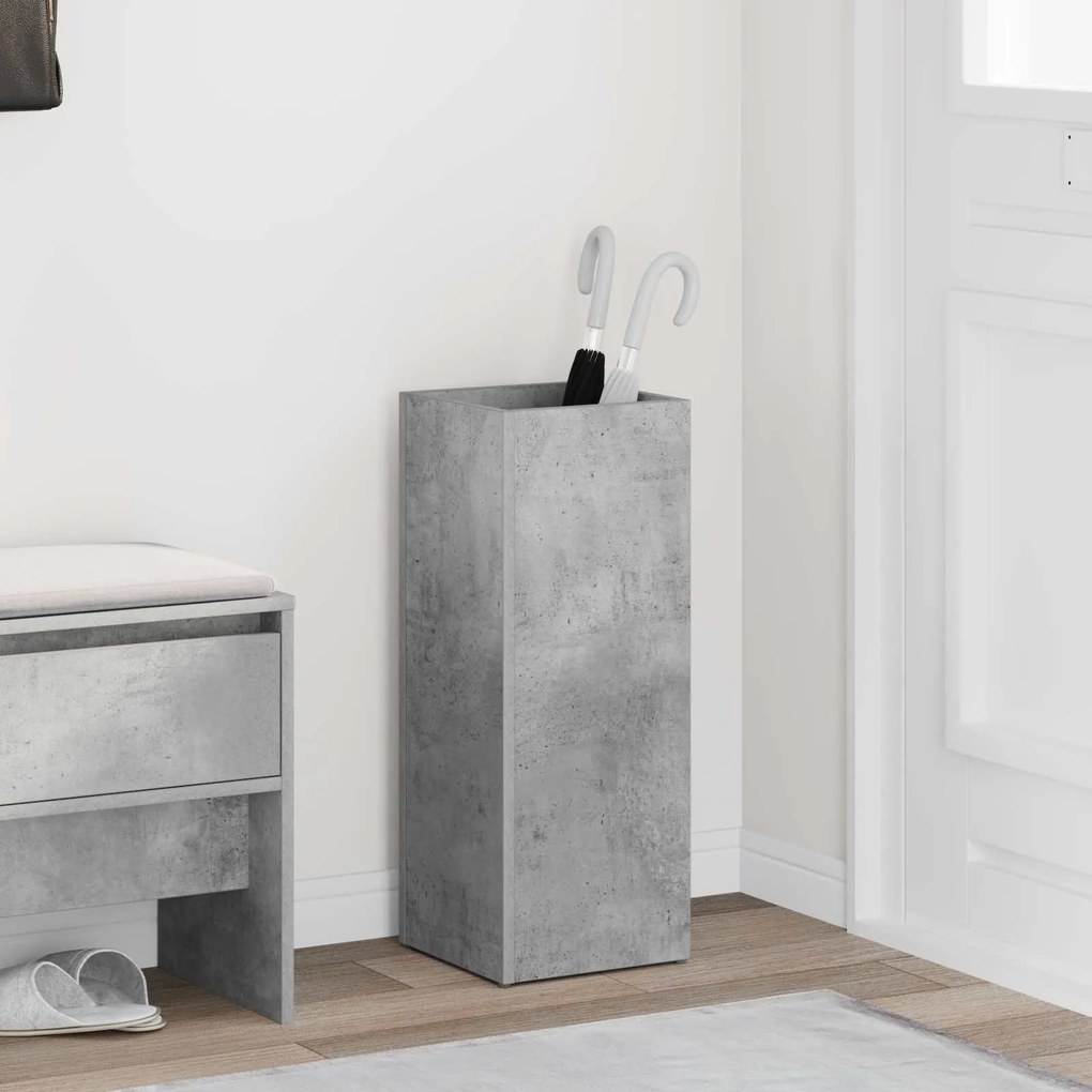 vidaXL Suporte de Guarda-Sol Cinzento 25 x 24,5 x 64 cm