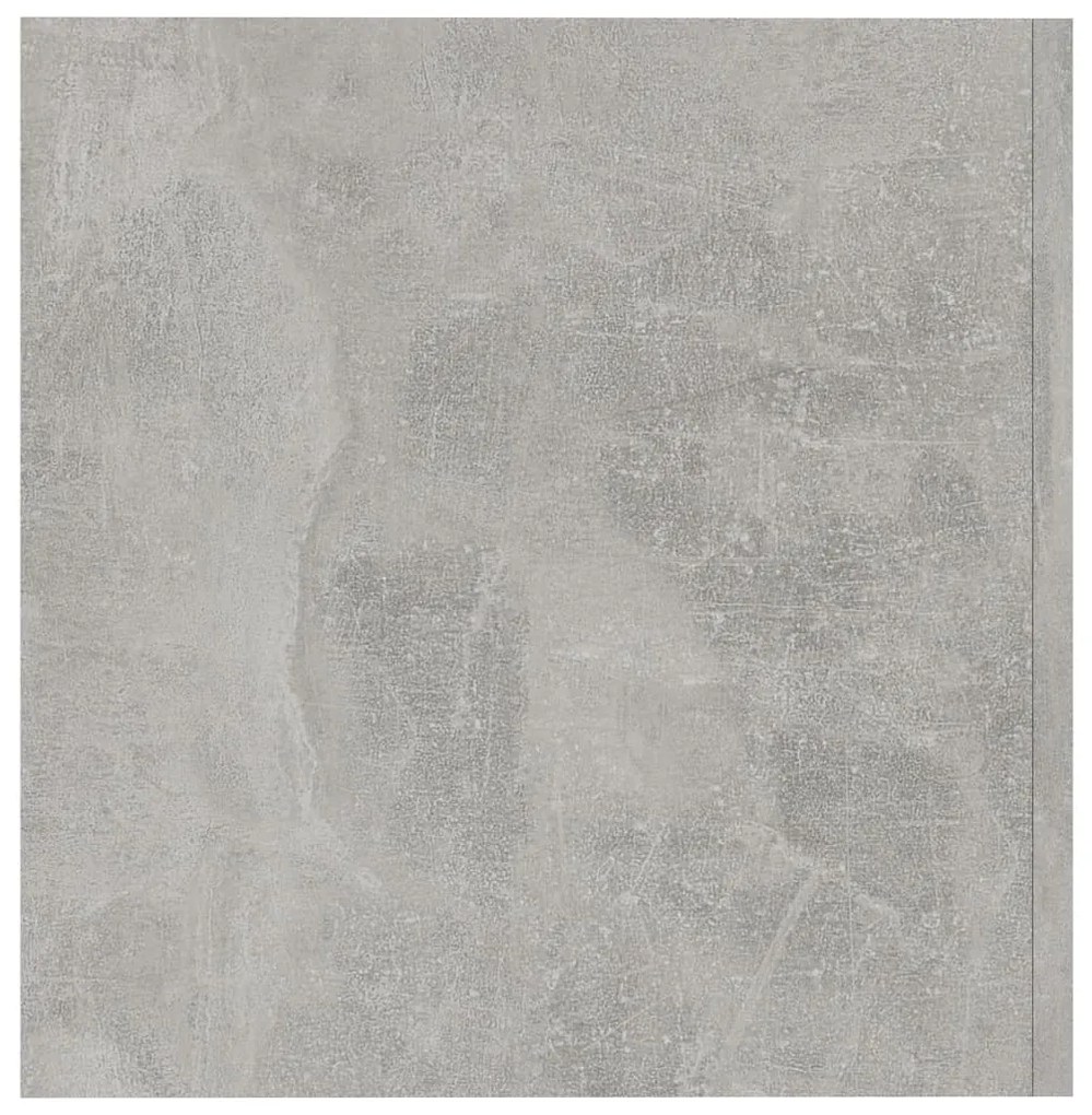 Armário de parede 80x39x40cm derivados madeira cinzento cimento