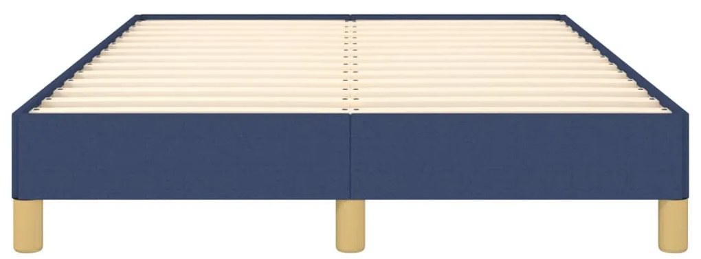 Estrutura de cama sem colchão 120x200 cm tecido azul